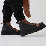 Elegant Casual Boots for Men by Apollo Moda | Zaro Earthy Contrast