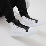 Elegant Casual Boots for Men by Apollo Moda | Zaro Monochrome Mystique