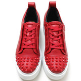 Spike Toe Casual Sneakers for Men by Apollo Moda | Celtics Ruby Rush