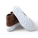 High Top Platform Sneakers for Men by Apollo | Kelly X in Earthy Elegance