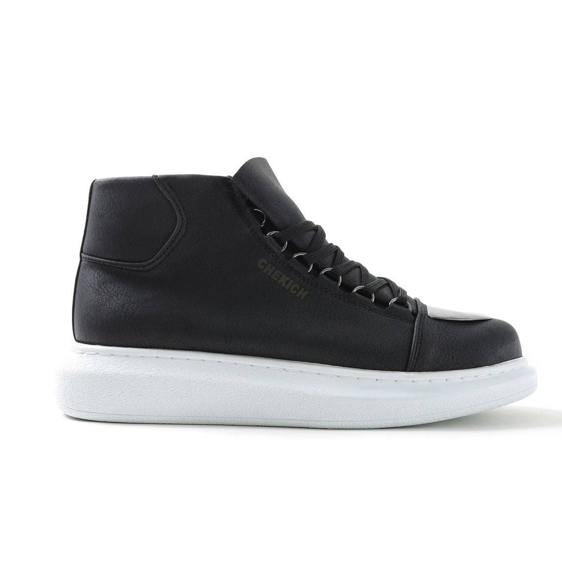 High Top Platform Sneakers for Men by Apollo | Kelly X in Midnight Contrast