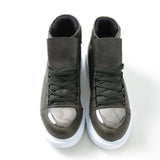 High Top Platform Sneakers for Men by Apollo | Kelly X in Verdant Allure