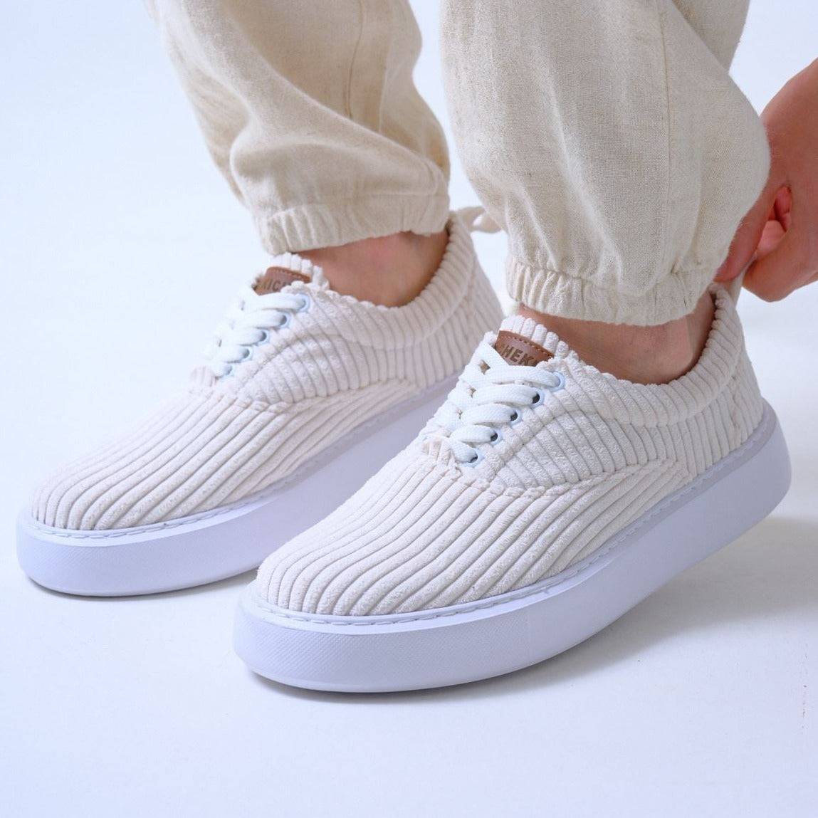 Men's Light Weight Summer Sneakers | Mario in Off White