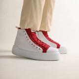 Men's Zaro in White & Red