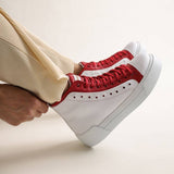 Men's Zaro in White & Red