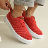 Men's Light Weight Summer Sneakers | Mario in Red