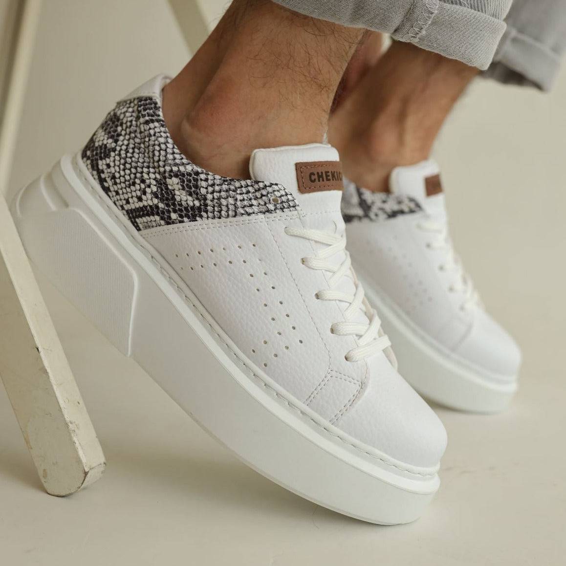 Low Top Casual Sneakers for Men by Apollo | Santos in White