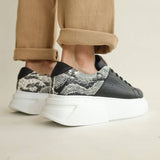 Low Top Casual Sneakers for Men by Apollo Moda | Santos Night Serpent