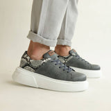 Low Top Casual Sneakers for Men by Apollo Moda | Santos Smoky Serpent