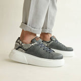 Low Top Casual Sneakers for Men by Apollo | Santos in Grey