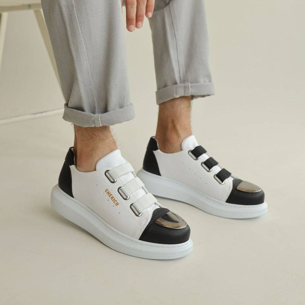 Slip-On Low-Top Sneakers for Men by Apollo | Luiz Y Monochrome Mastery