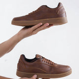Low Top Retro Casual Sneakers for Men by Apollo Moda | Punto Earthy Allure