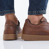 Low Top Retro Casual Sneakers for Men by Apollo Moda | Punto Earthy Allure