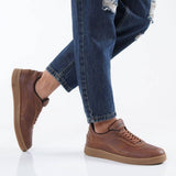 Low Top Retro Casual Sneakers for Men by Apollo Moda | Punto Earthy Allure
