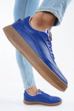 Low Top Retro Casual Sneakers for Men by Apollo | Punto in Blue