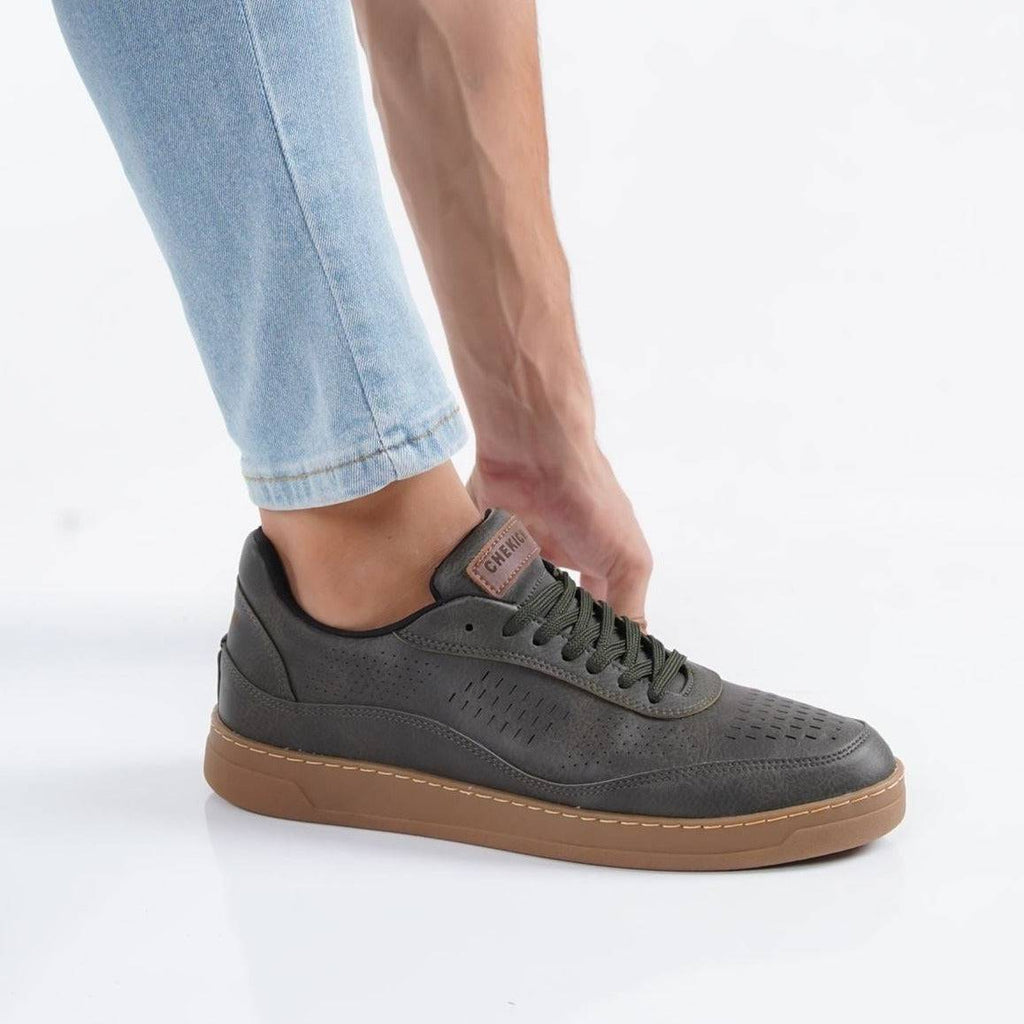 Low Top Retro Casual Sneakers for Men by Apollo Moda | Punto Forest Legacy