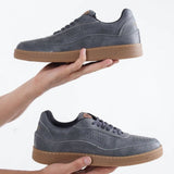 Low Top Retro Casual Sneakers for Men by Apollo | Punto in Grey