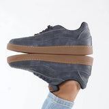 Low Top Retro Casual Sneakers for Men by Apollo | Punto in Grey