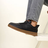 Low Top Retro Casual Sneakers for Men by Apollo Moda | Punto Noir Classic