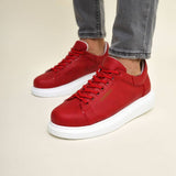 Low Top Casual Everyday Sneakers for Men by Apollo | Pluto in Radiant Red