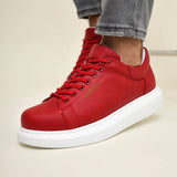 Low Top Casual Everyday Sneakers for Men by Apollo | Pluto in Radiant Red