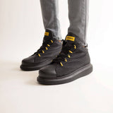 Casual Boots Platform High Tops for Men by Apollo Moda | Pato Golden Highlights