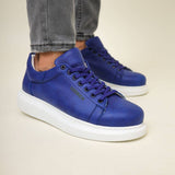 Low Top Casual Sneakers for Men by Apollo | Pluto in Azure Blue