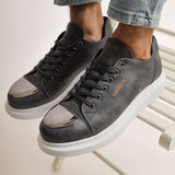 Casual Women's Low Top Sneakers by Apollo | Luiz Z in Anthracite Grace
