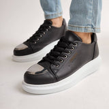 Casual Women's Low Top Sneakers by Apollo | Luiz Z in Noir Elegance