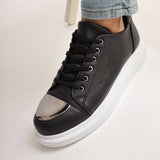 Casual Women's Low Top Sneakers by Apollo | Luiz Z in Noir Elegance