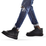 Casual Boots Platform High Tops for Men by Apollo Moda | Pato Midnight Elegance