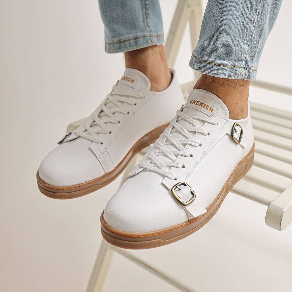 Low Top Casual Sneakers for Men by Apollo Moda | Izmir Vanilla Fusion