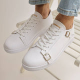 Low Top Casual Sneakers for Men by Apollo | Izmir in White