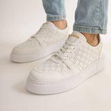 Low Top Casual Sneakers for Men by Apollo Moda | Oxford Pristine Precision