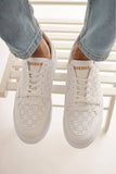Low Top Casual Sneakers for Men by Apollo | Oxford in White