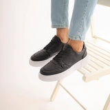 Low Top Casual Sneakers for Men by Apollo | Oxford in Black