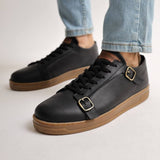 Low Top Casual Sneakers for Men by Apollo | Izmir in Black & Brown