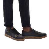 Low Top Casual Sneakers for Men by Apollo | Izmir in Black & Brown