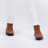 High Top Platform Sneakers for Men by Apollo | Kelly in Burnished Balance