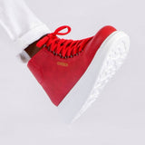 High Top Platform Sneakers for Women by Apollo | Kelly in Ruby Radiance