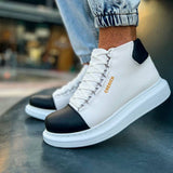 High Top Platform Sneakers for Men by Apollo | Kelly in Monochrome Marvel