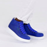 High Top Platform Sneakers for Women by Apollo | Kelly in Azure Allure