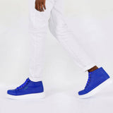 High Top Platform Sneakers for Women by Apollo | Kelly in Azure Allure