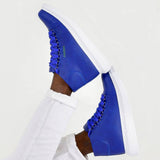 High Top Platform Sneakers for Men by Apollo | Kelly in Azure Allure