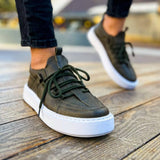 Low Top Casual Sneakers for Men by Apollo Moda | Monza Verdant Vitality