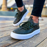 Low Top Casual Sneakers for Men by Apollo Moda | Monza Verdant Vitality