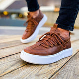 Low Top Casual Sneakers for Men by Apollo | Monza in Brown