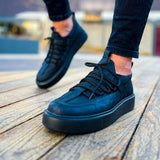 Low Top Casual Sneakers for Men by Apollo | Monza in All Black