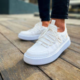 Low Top Casual Sneakers for Men by Apollo | Monca in White
