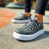 Low Top Casual Sneakers for Men by Apollo | Monca in Anthracite